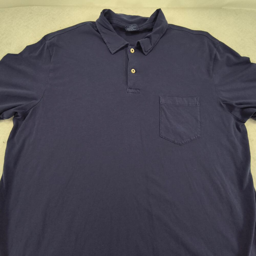 Polo by Ralph Lauren Pocketed Collared Polo Shirt Mens Size Large L Navy Blue